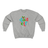Dad Elf Holiday Magic   Unisex EcoSmart® Crewneck Sweatshirt