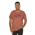 Bee Happy Positivity Shirt  Unisex Short Sleeve Tee