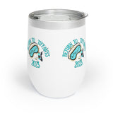 Official Please Return to Tiffanys Mask 12oz Insulated Wine Tumbler