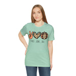 Peace Love Fall Unisex Short Sleeve Tee