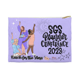 Galaxy Purple : Reach for the Stars SGS 2023 Canvas Planner Pouch