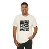 Somewhere between Knuck if you buck and Praise unisex t-shirt