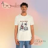 Santa Claus Hooping for the Holidays Crew Cotton Blend Shirt