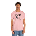 Bee Happy Positivity Shirt  Unisex Short Sleeve Tee