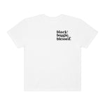 Black, Bougie & Blessed Unisex Garment-Dyed T-shirt