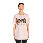 Peace Love Fall Unisex Short Sleeve Tee