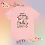 Merry Christmas Holiday Bucket List Crew Cotton Blend Shirt