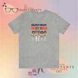 In My Mind vs Silent Night  Crew Cotton Blend Shirt