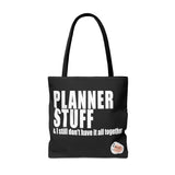 Planner Stuff All Purpose  Canvas Tote Bag