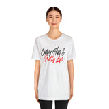 Curvy Hips & Pretty Lips statement T-Shirt/  Unisex Short Sleeve Tee