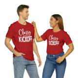 Classy Until Kickoff Football Unisex Short Sleeve Tee