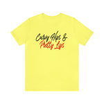 Curvy Hips & Pretty Lips statement T-Shirt/  Unisex Short Sleeve Tee