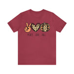 Peace Love Fall Unisex Short Sleeve Tee