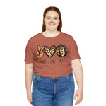 Peace Love Fall Unisex Short Sleeve Tee