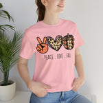 Peace Love Fall Unisex Short Sleeve Tee