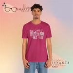 Cafecitos, Concha’s y Amor Valentines Day Cotton Blend Shirt