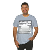 Black Queen Nutritional Facts T-Shirt