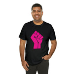 Black Lives Matter: Power Fist T-Shirt T-Shirt Magenta Edition