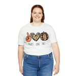 Peace Love Fall Unisex Short Sleeve Tee