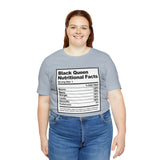 Black Queen Nutritional Facts T-Shirt