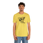 Bee Happy Positivity Shirt  Unisex Short Sleeve Tee