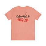 Curvy Hips & Pretty Lips statement T-Shirt/  Unisex Short Sleeve Tee