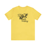 Bee Happy Positivity Shirt  Unisex Short Sleeve Tee