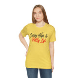 Curvy Hips & Pretty Lips statement T-Shirt/  Unisex Short Sleeve Tee