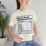 Black Queen Nutritional Facts T-Shirt