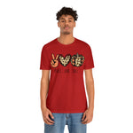 Peace Love Fall Unisex Short Sleeve Tee