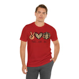 Peace Love Fall Unisex Short Sleeve Tee