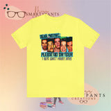 Boys Band Back on Tour Please Millennial Dreams Crew Cotton Blend Shirt