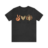 Peace Love Fall Unisex Short Sleeve Tee