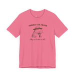 Commit Tax Crimes They can't catch us all Capybara Self Care  unisex T-shirt
