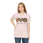 Peace Love Fall Unisex Short Sleeve Tee