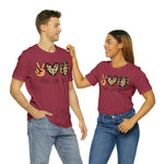 Peace Love Fall Unisex Short Sleeve Tee