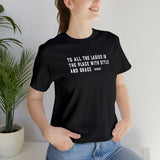 All the Ladies with Style and Grace Biggie Unisex Short Sleeve Tee