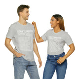 I can't Breathe #BLM  Unisex Short Sleeve Tee