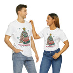 All Booked For Christmas Crew Cotton Blend Shirt