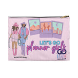 Official Go Wild 2024 Let's go Go Planner Girls Planner Pouch: Pink Western