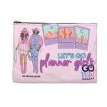 Official Go Wild 2024 Let's go Go Planner Girls Planner Pouch: Pink Western