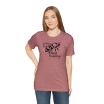 Bee Happy Positivity Shirt  Unisex Short Sleeve Tee