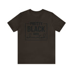 Pretty Black and Educated Unisex  Short Sleeve Tee