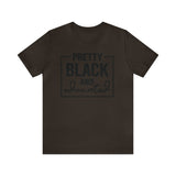 Pretty Black and Educated Unisex  Short Sleeve Tee