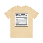 Black Queen Nutritional Facts T-Shirt