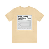 Black Queen Nutritional Facts T-Shirt