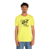 Bee Happy Positivity Shirt  Unisex Short Sleeve Tee
