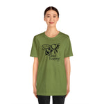 Bee Happy Positivity Shirt  Unisex Short Sleeve Tee