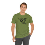 Bee Happy Positivity Shirt  Unisex Short Sleeve Tee
