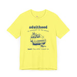 Adulthood Worst Hood Vintage Raccoon  unisex T-shirt